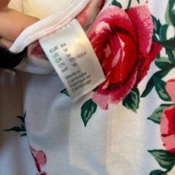 H&M summer short dress.  Size L​ - Picture 3 of 3